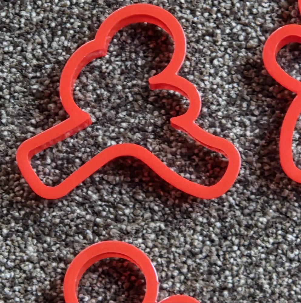 Set of 4 Red Plastic Ninja Men Taekwondo Cookie Bread Cutters